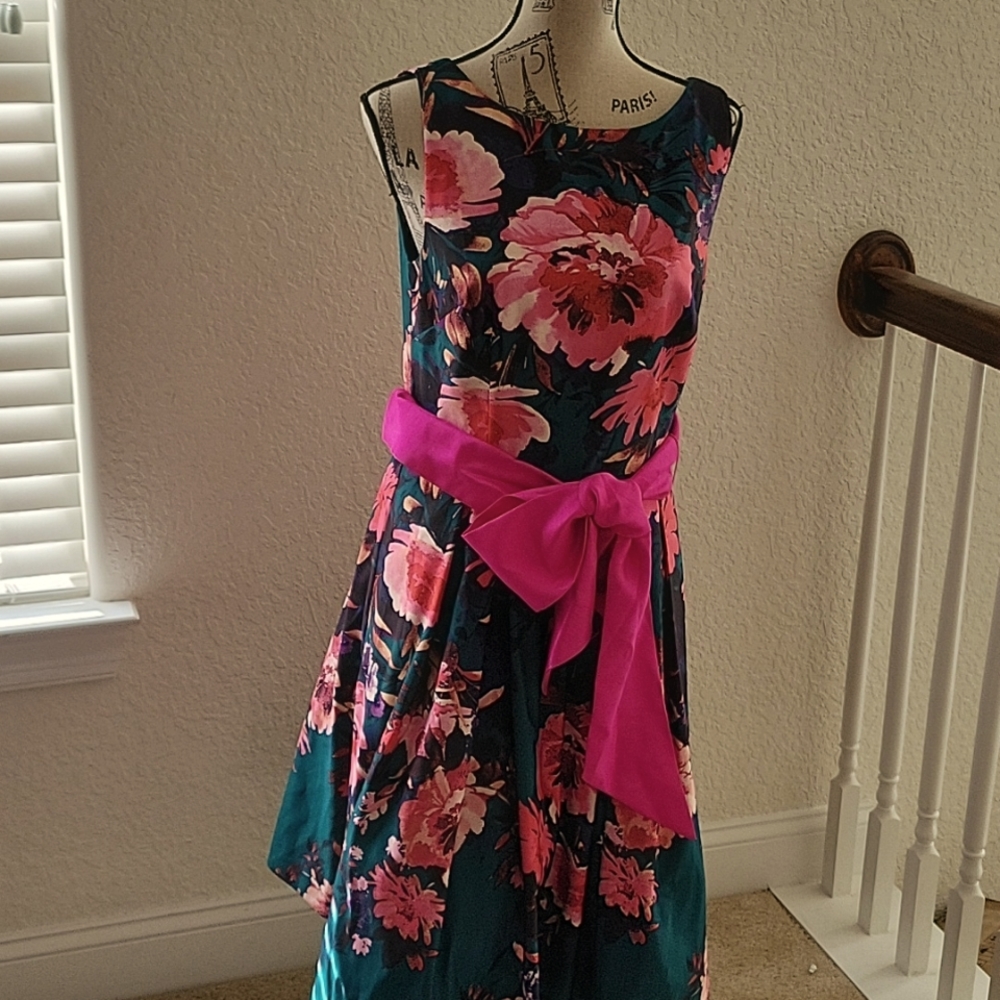 Eliza J fit and flare dress, size 10